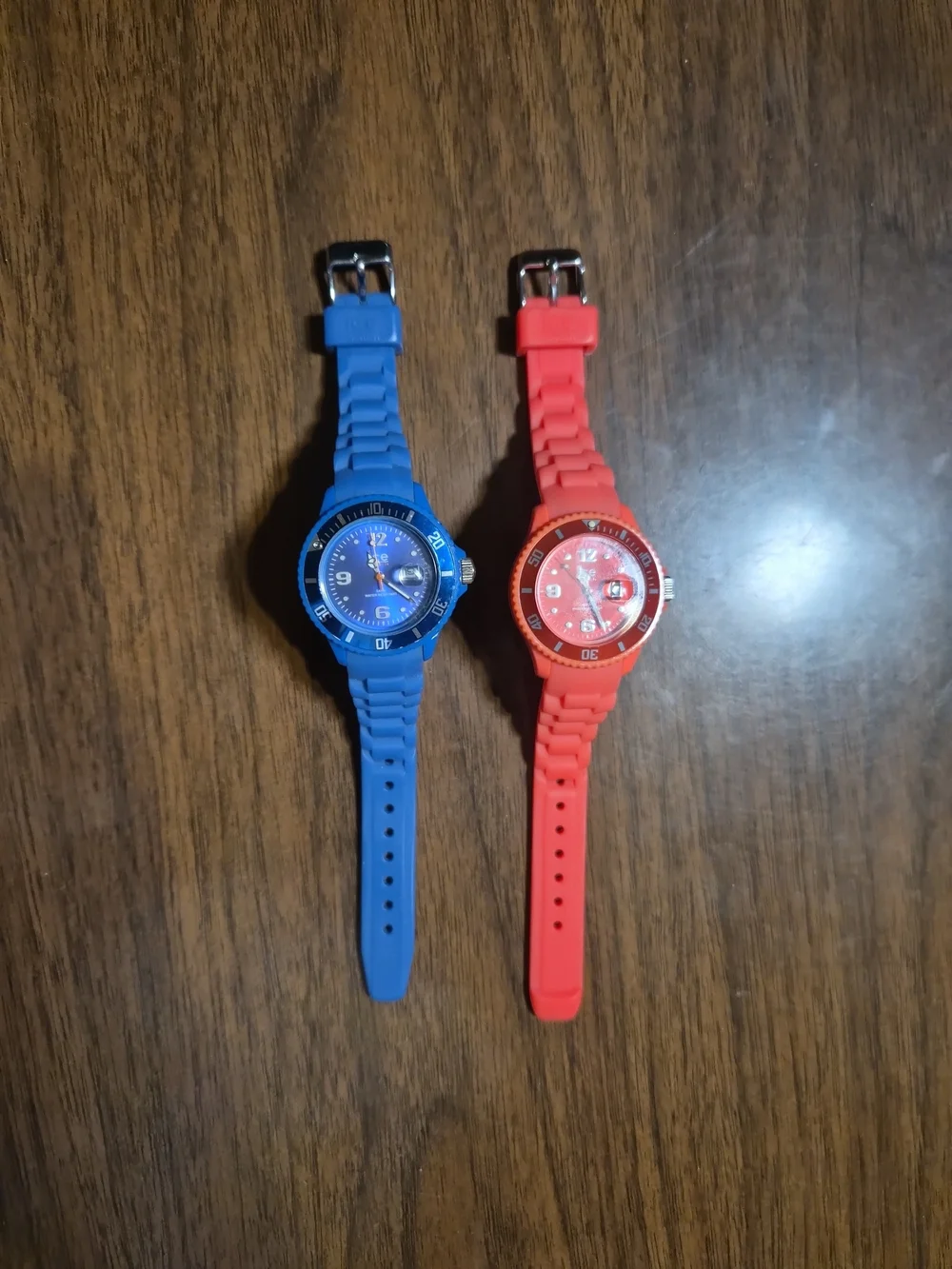 Ice Watch Bundle Duo Set Silicone Band Coral Pink Blue Summer Spring Outdoor ✨️